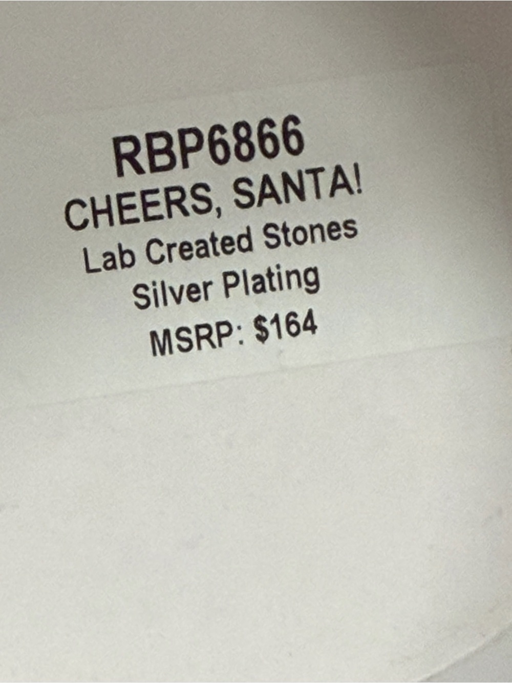Bomb Party NWT! “Cheers, Santa!” Christmas Martini Glass Stack - Picture 7 of 7